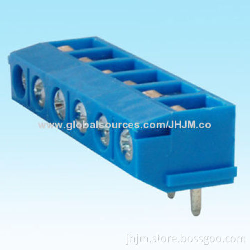 311 Series Terminal Block with 5/10/5.08/10.16mm Pitch/2-24 Pins, Male Straight Screw Type, FPR, PCB